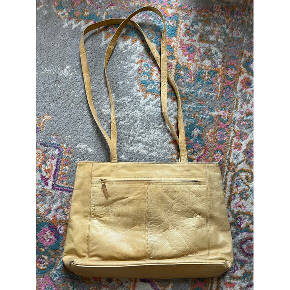 Genuine leather yellow purse - Picture 6 of 6